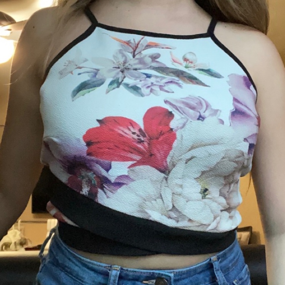 Floral Crop Top
